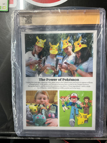 CGC 9.2 Blastoise Time Magazine - Eric Stuart Autographed