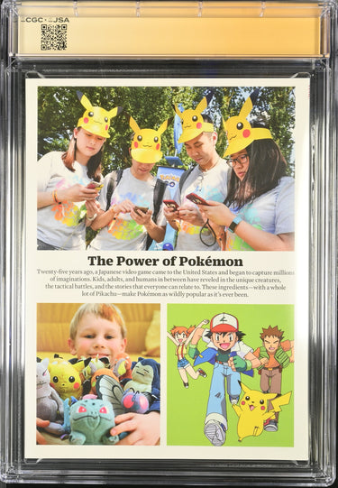 CGC 9.4 Blastoise Time Magazine Eric Stuart Autographed