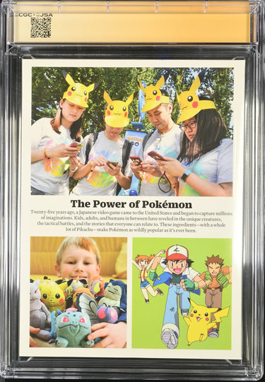 [BROKEN] CGC 9.8 Blastoise Eric Stuart Autographed Time Magazine Graded