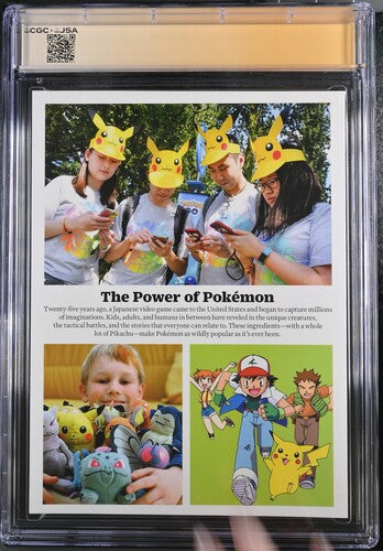 Eevee Time Magazine: CGC 9.2 Signed By Erica Schroeder