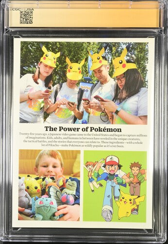 [BROKEN] CGC 9.2 Squirtle Eric Stuart Autographed Time Magazine Graded