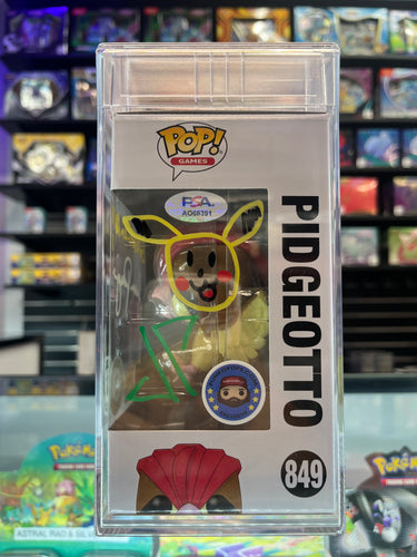 Pidgeotto POP! Jason Paige Autographed PSA 8.5 AUTO 10