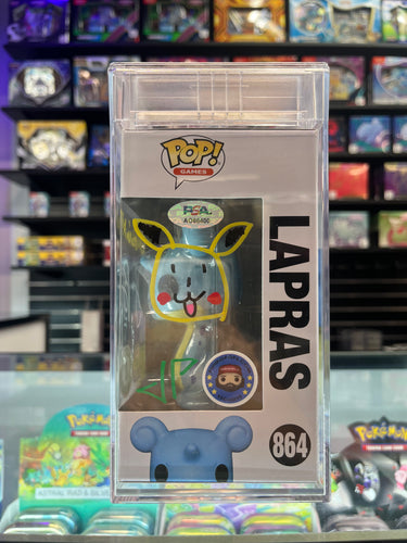 Lapras Jason Paige Autographed POP! PSA 8.5 AUTO 8
