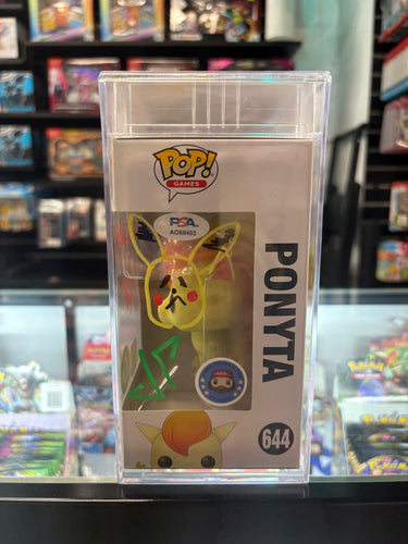 Ponyta Jason Paige Autographed POP! PSA 8.5 AUTO 10